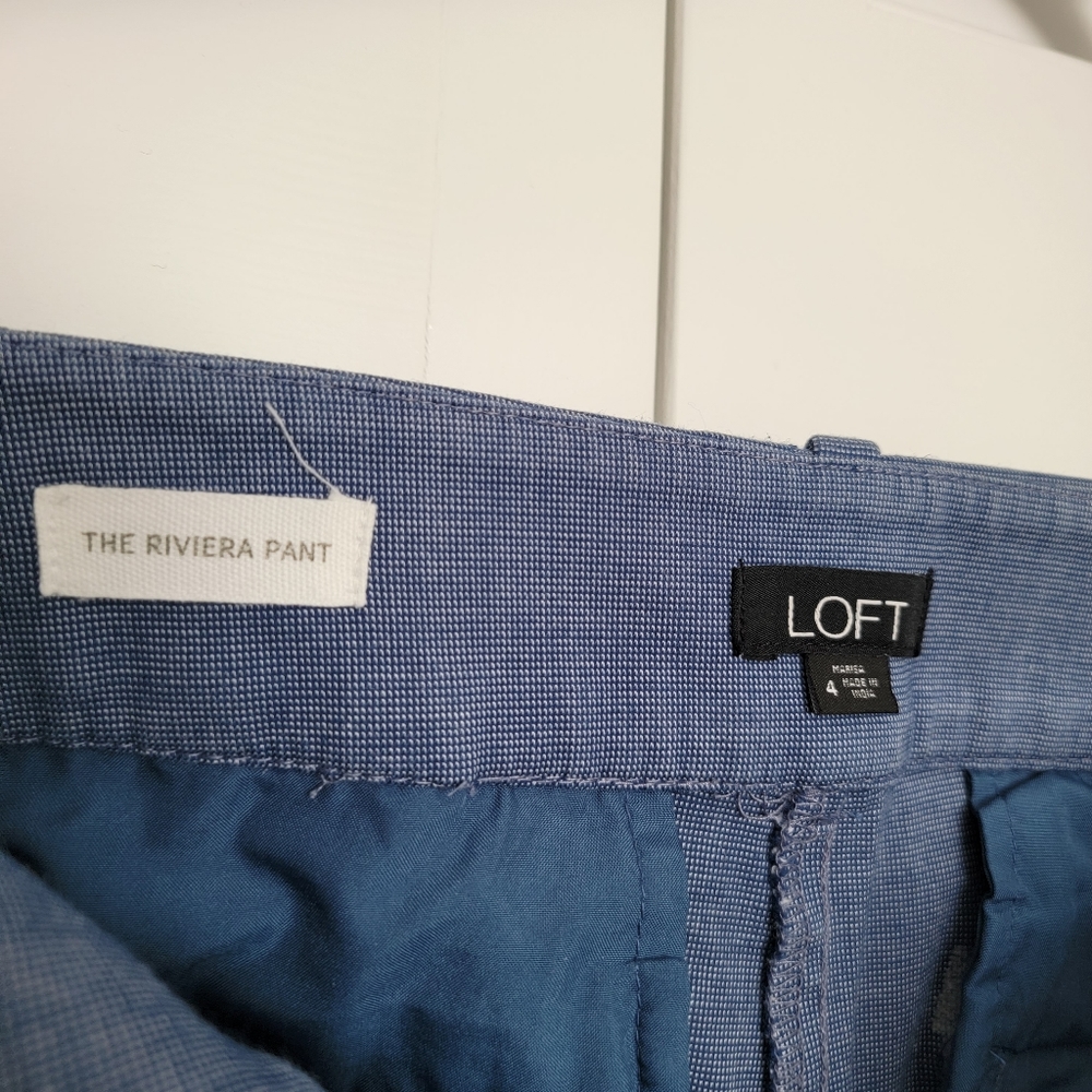 Size 4 ankle pant by LOFT The Riviera style - Picture 9 of 13
